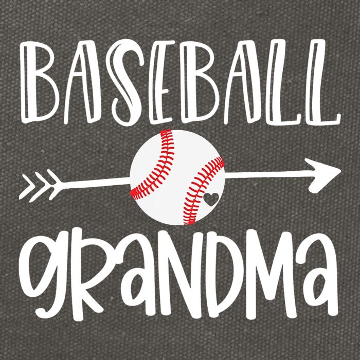 Baseball Grandma Arrow Cotton Canvas Backpack