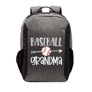 Baseball Grandma Arrow Vector Backpack