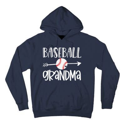 Baseball Grandma Arrow Tall Hoodie