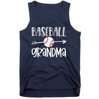 Baseball Grandma Arrow Tank Top