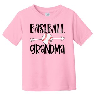 Baseball Grandma Arrow Toddler T-Shirt