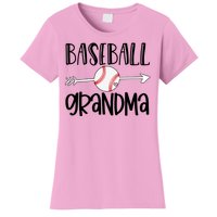 Baseball Grandma Arrow Women's T-Shirt