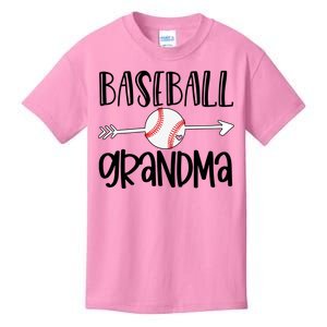 Baseball Grandma Arrow Kids T-Shirt