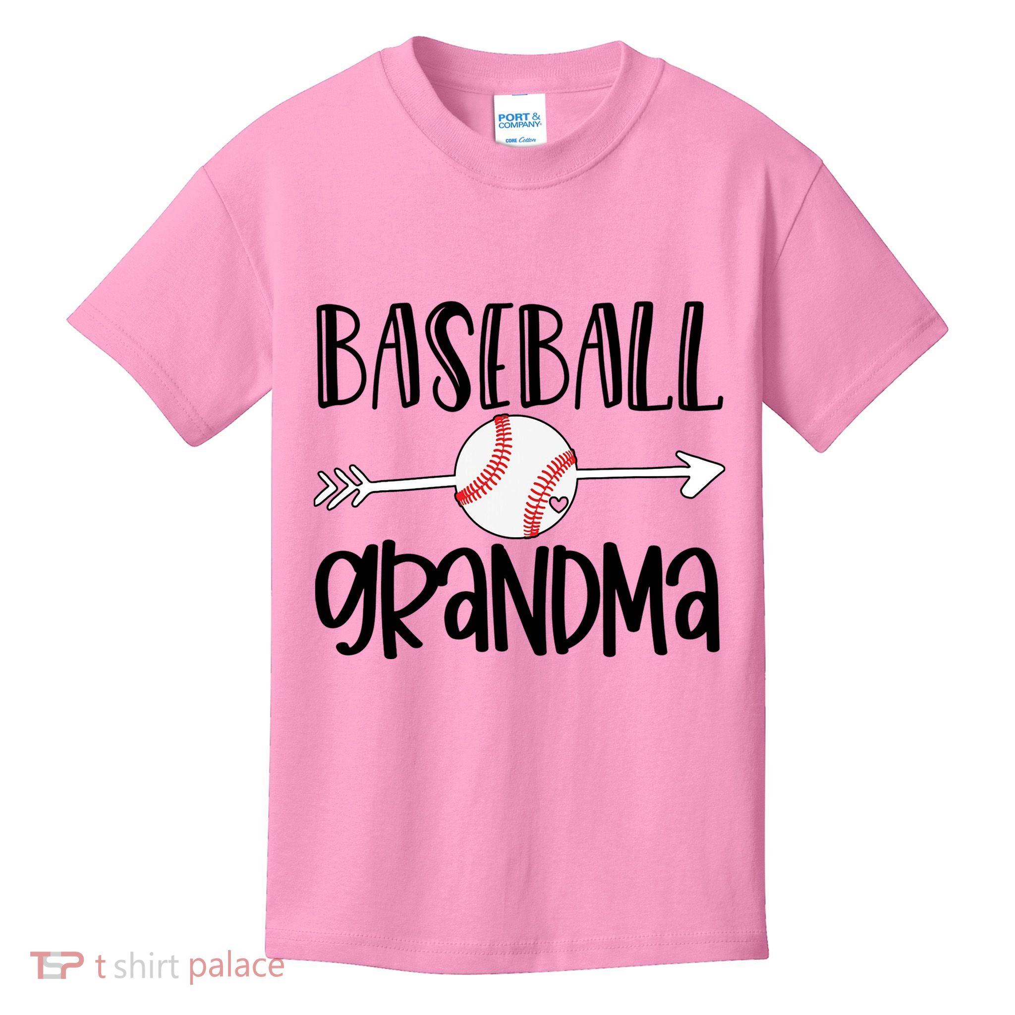 Baseball Grandma Arrow Kids T-Shirt