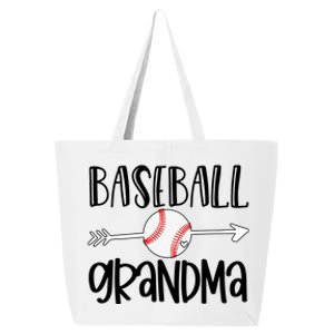 Baseball Grandma Arrow 25L Jumbo Tote