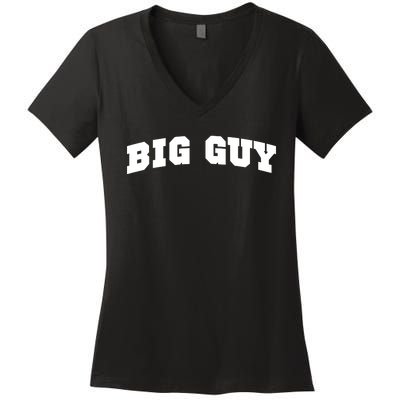 Big Guy Academy Women's V-Neck T-Shirt