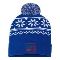 Bidens Greatest Accomplisht Retro Vintage Pro Trump Gift USA-Made Snowflake Beanie