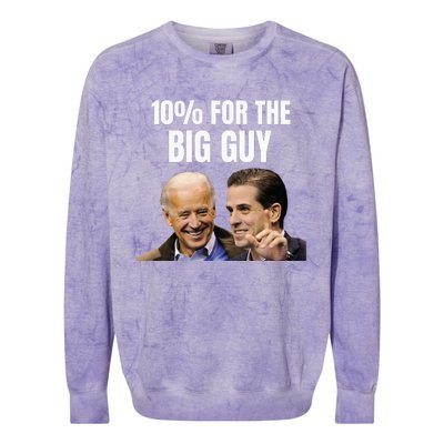 Big Guy Anti-Joe Biden funny president Colorblast Crewneck Sweatshirt