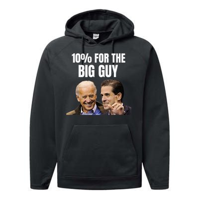 Big Guy Anti-Joe Biden funny president Performance Fleece Hoodie