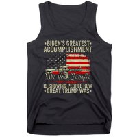 Bidens Greatest Accomplishment Is Showing Trump 2024 Tank Top