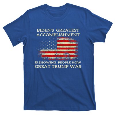 Bidens Greatest Accomplishment Is Showing Trump 2024 T-Shirt