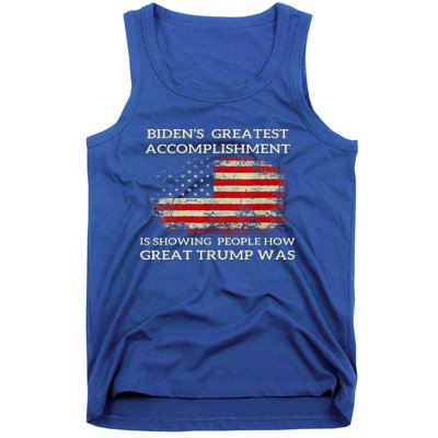 Bidens Greatest Accomplishment Is Showing Trump 2024 Tank Top