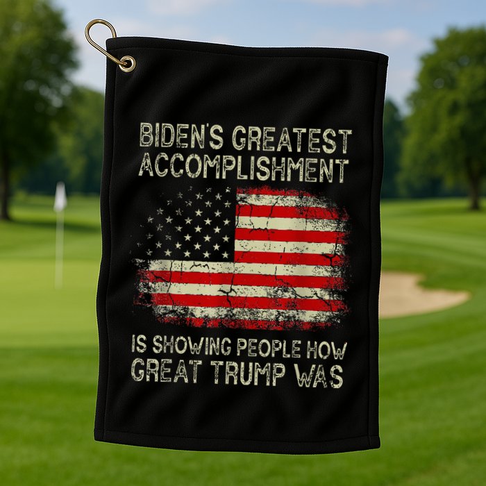 BidenS Greatest Accomplishment Is Showing Golf Towel