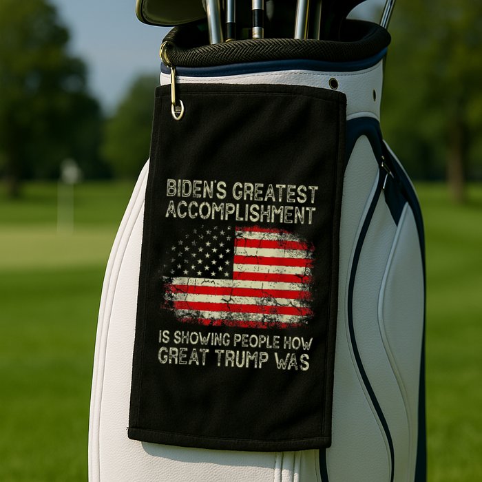 BidenS Greatest Accomplishment Is Showing Golf Towel