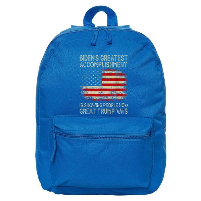 BidenS Greatest Accomplishment Is Showing 16 in Basic Backpack