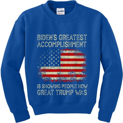 BidenS Greatest Accomplishment Is Showing Kids Sweatshirt