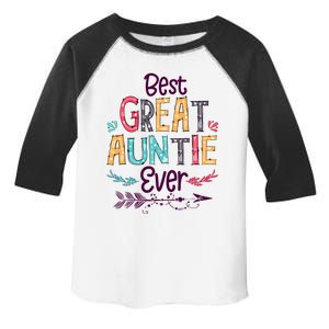 Best Great Auntie Ever Cute Arrow Family Blessing Gift Toddler Fine Jersey T-Shirt