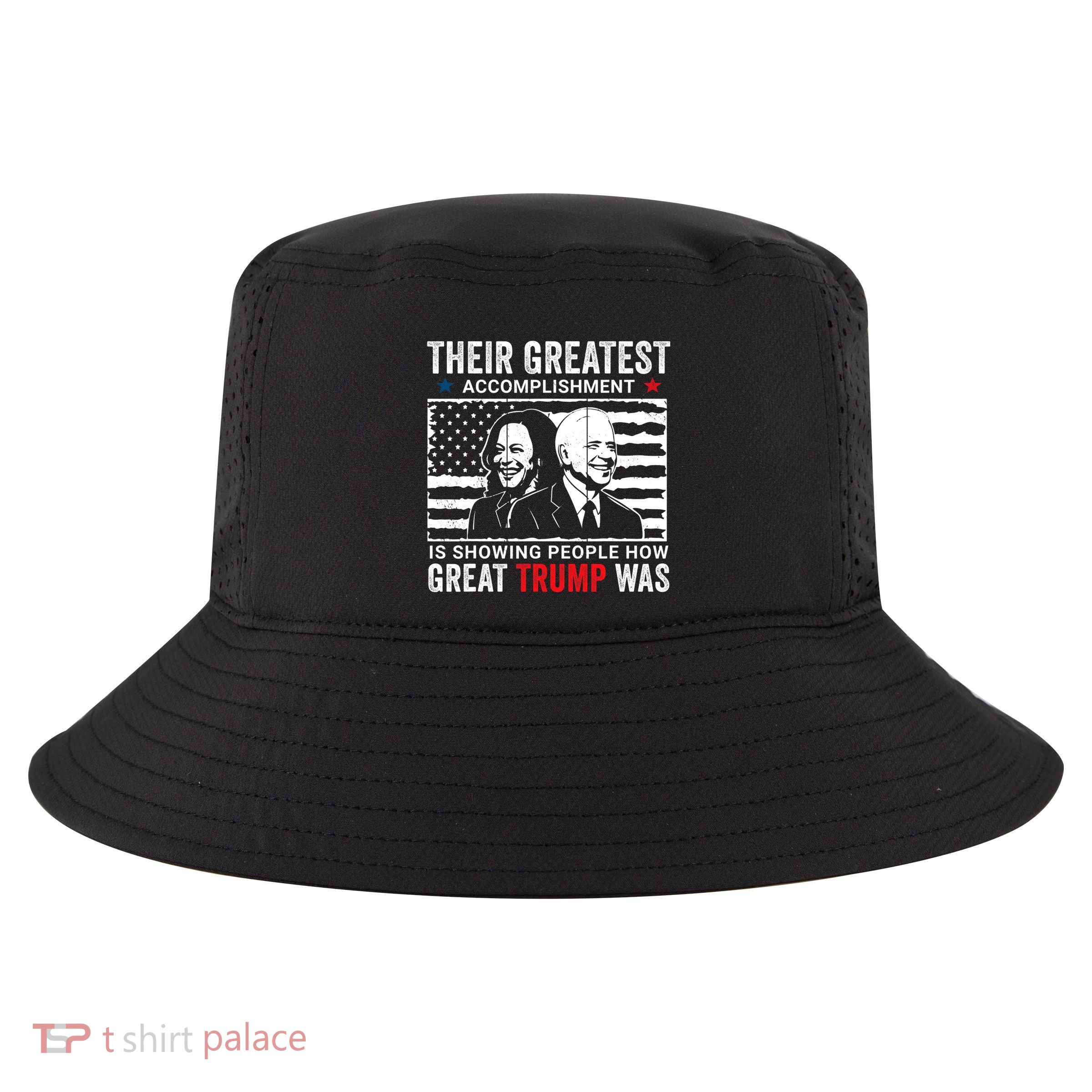 BidenS Greatest Accomplishment Funny Pro Donald Trump. Cool Comfort Performance Bucket Hat