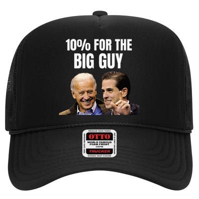 Big Guy Anti Joe Biden High Crown Mesh Back Trucker Hat