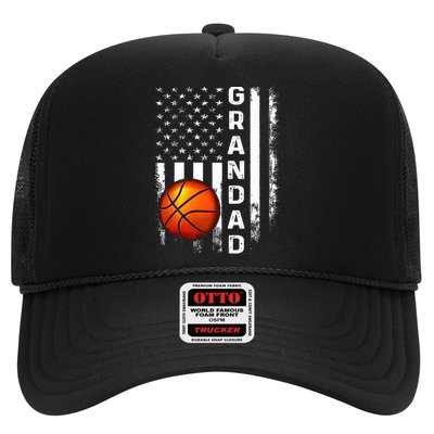 Basketball Grandad American Flag Vintage Christmas Xmas Premium Trucker Hat