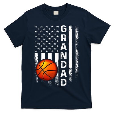 Basketball Grandad American Flag Vintage Christmas Xmas Premium T-Shirt