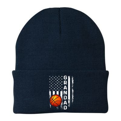 Basketball Grandad American Flag Vintage Christmas Xmas Premium Beanie