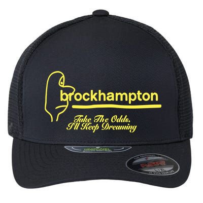 Brockhampton Ginger Anniversary Take The Odds ILl Keep Dreaming Flexfit Unipanel Trucker Cap