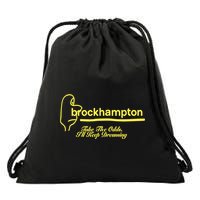 Brockhampton Ginger Anniversary Take The Odds ILl Keep Dreaming Drawstring Bag