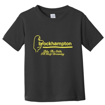 Brockhampton Ginger Anniversary Take The Odds ILl Keep Dreaming Toddler T-Shirt