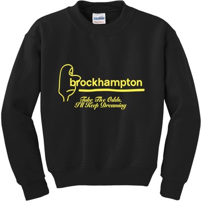 Brockhampton Ginger Anniversary Take The Odds ILl Keep Dreaming Kids Sweatshirt