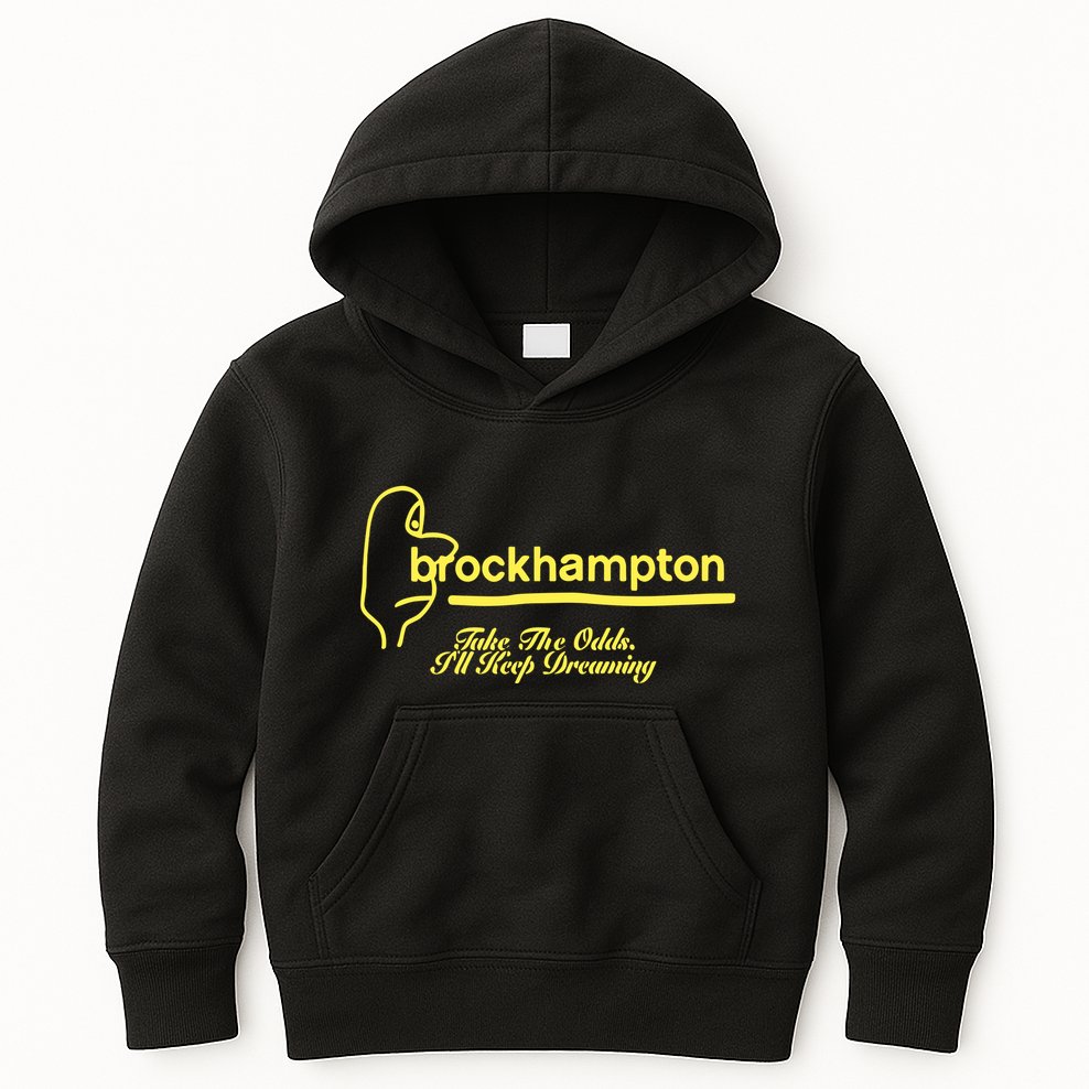 Brockhampton Ginger Anniversary Take The Odds ILl Keep Dreaming Kids Hoodie