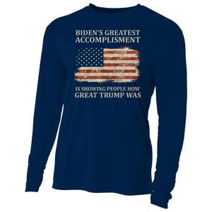 Bidens Greatest Accomplishment Is Showing People How Great Trump Was Usa Cooling Performance Long Sleeve Crew