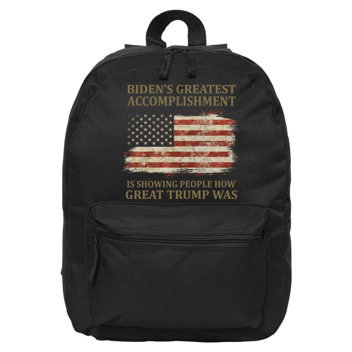 Bidens Greatest Accomplishment Is Showing People How Great Trump Was Usa 16 in Basic Backpack