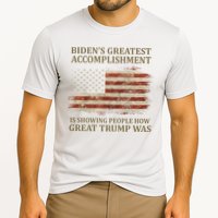 Bidens Greatest Accomplishment Is Showing People How Great Trump Was Usa Cooling Performance Crew T-Shirt