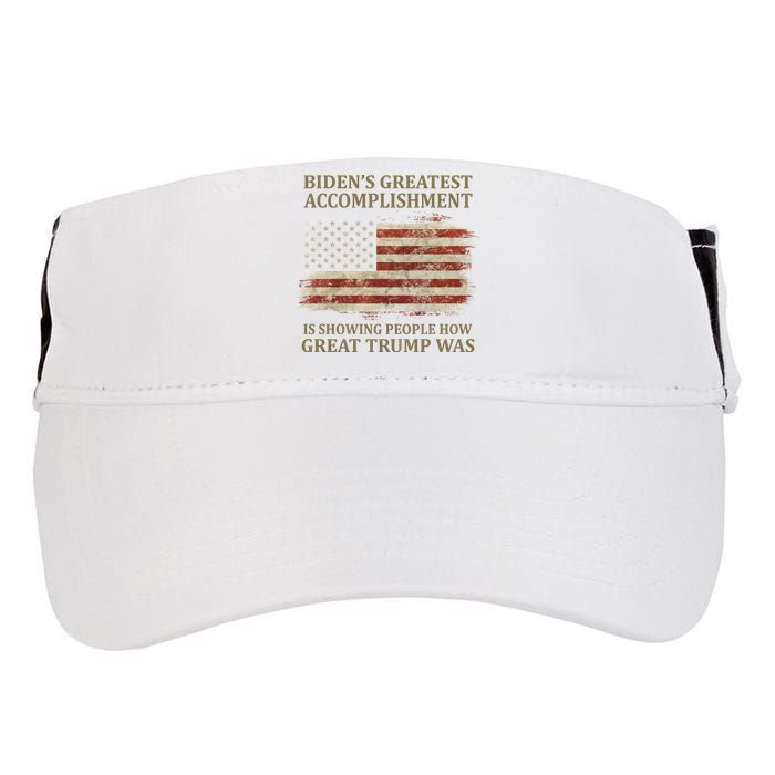Bidens Greatest Accomplishment Is Showing People How Great Trump Was Usa Adult Drive Performance Visor