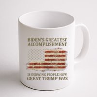 Bidens Greatest Accomplishment Is Showing People How Great Trump Was Usa Coffee Mug