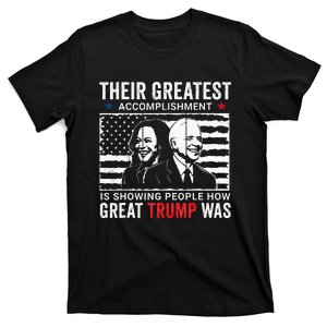 BidenS Greatest Accomplishment Funny Pro Donald Trump. T-Shirt