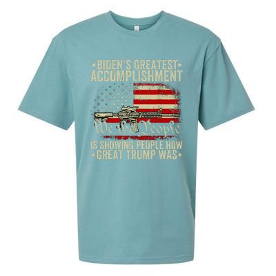 Biden Greatest Accomplishment Is Showing Trump Sueded Cloud Jersey T-Shirt