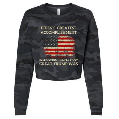 Bidens Greatest Accomplishment Is Showing Cropped Pullover Crew