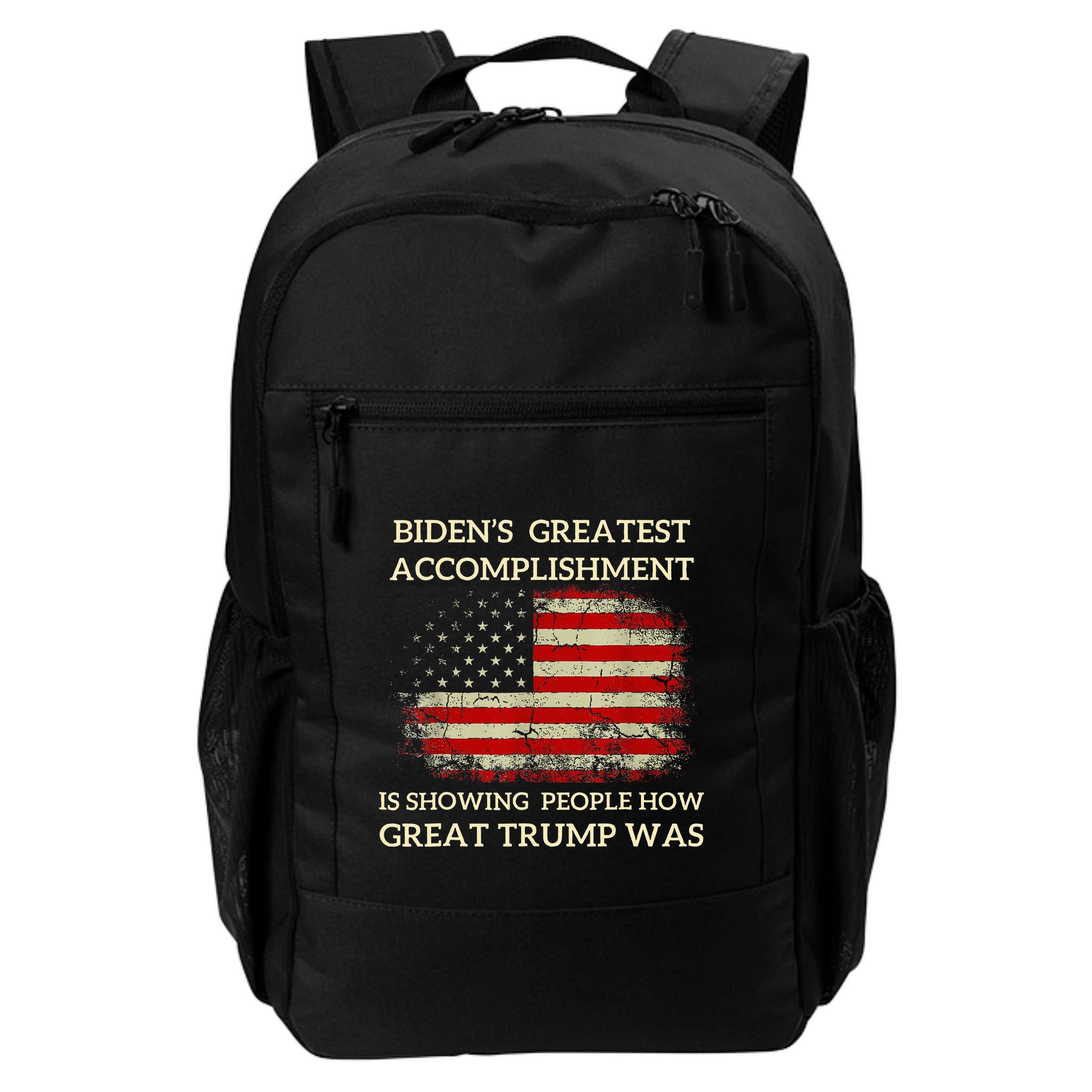 Bidens Greatest Accomplishment Is Showing Backpack