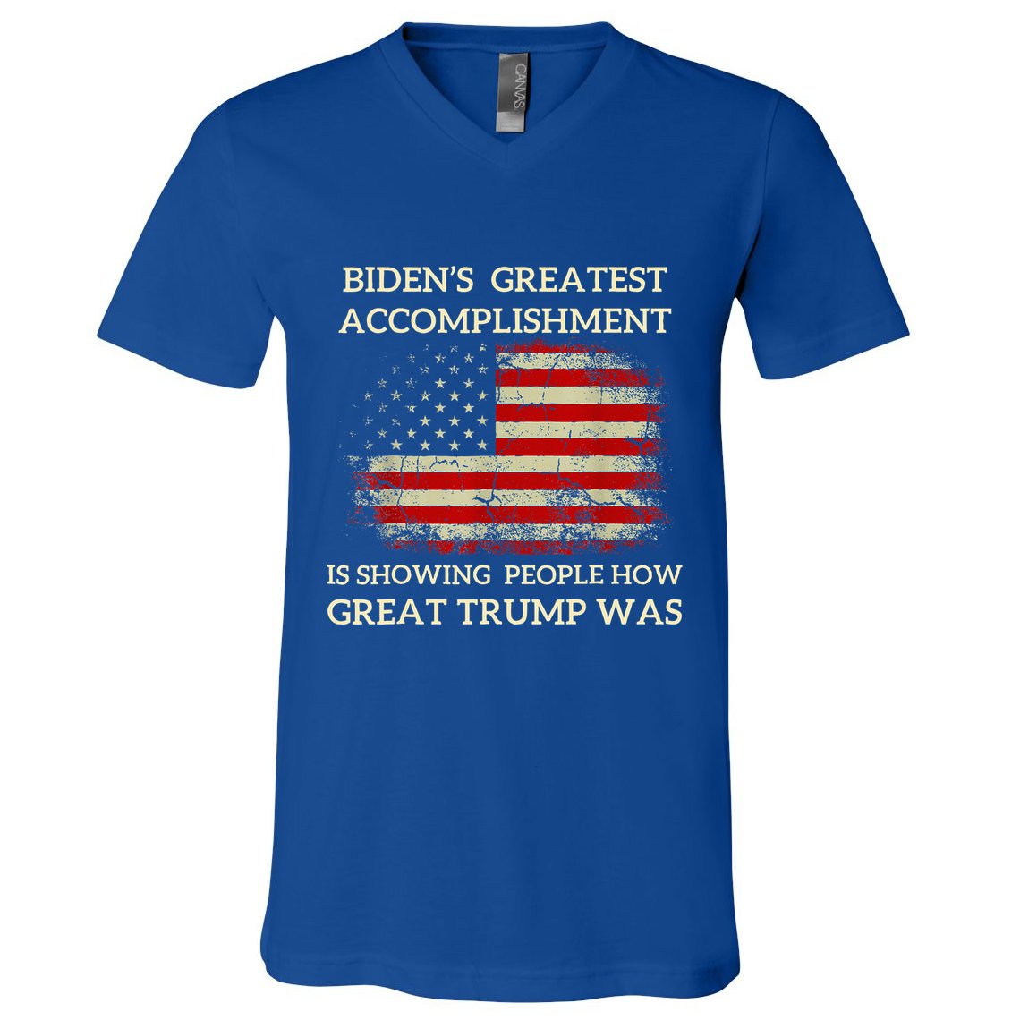 Bidens Greatest Accomplishment Is Showing V-Neck T-Shirt