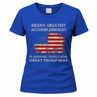 Bidens Greatest Accomplishment Is Showing Women's T-Shirt