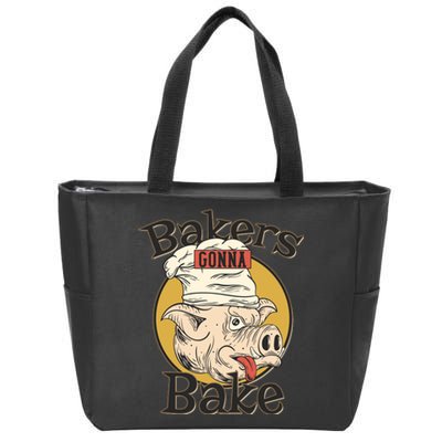 Bakers Gonna Bake Zip Tote Bag