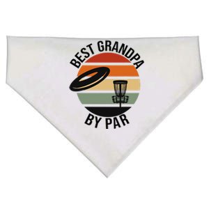 Best Grandpa By Par Fathers Day USA-Made Doggie Bandana