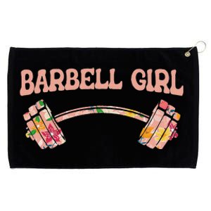 Barbell Girl Barbell Gear Training Fitness Gym Barbell Grommeted Golf Towel