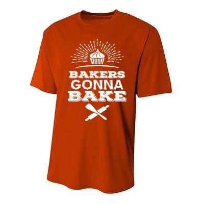 Bakers Gonna Bake Funny Baking Cake Lover Gift Funny Gift Performance Sprint T-Shirt