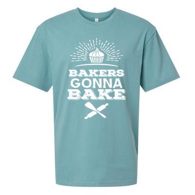 Bakers Gonna Bake Funny Baking Cake Lover Gift Funny Gift Sueded Cloud Jersey T-Shirt