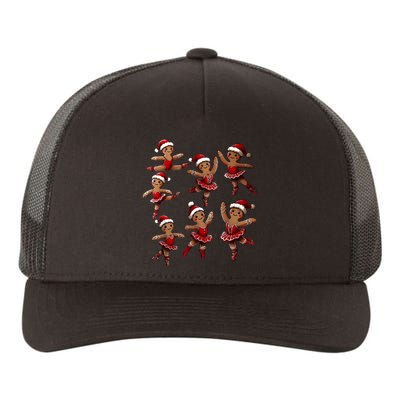 Ballet Gingerbread Ballet Dancer Dance Teacher Christmas Yupoong Adult 5-Panel Trucker Hat