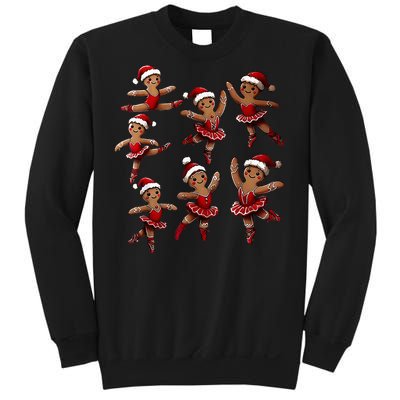 Ballet Gingerbread Ballet Dancer Dance Teacher Christmas Sweatshirt