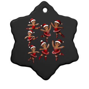 Ballet Gingerbread Ballet Dancer Dance Teacher Christmas Ceramic Star Ornament